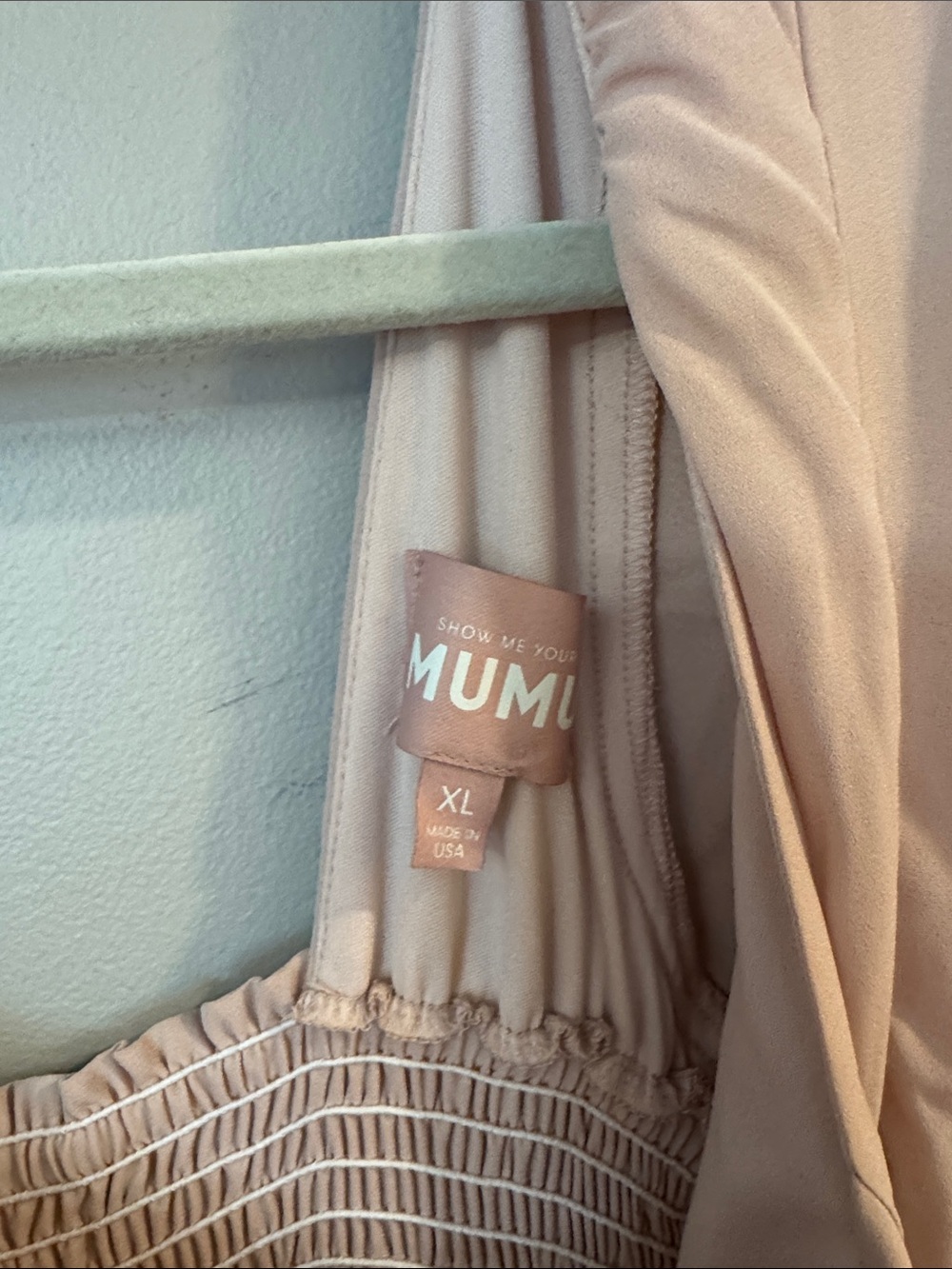 NWT Show Me Your Mumu Nicole Maxi Dress Blush Pink Size XL - Picture 5 of 7